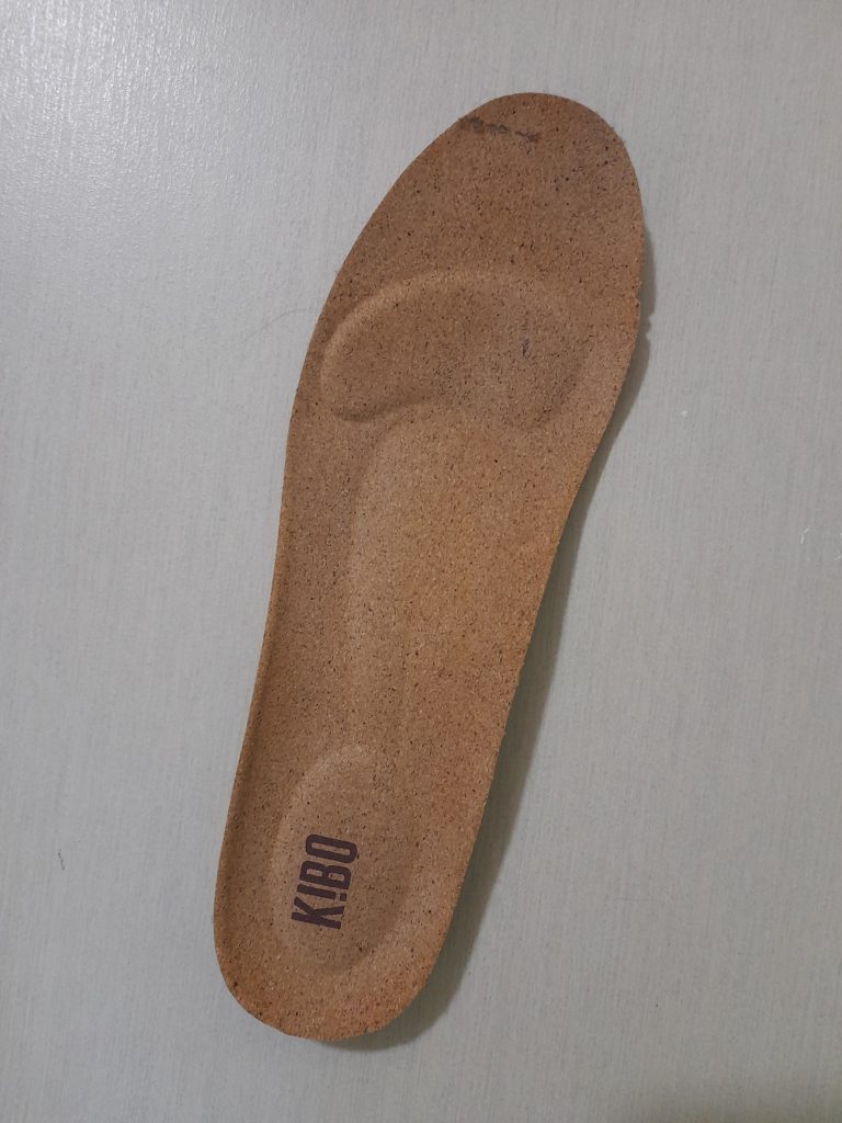 KIBO sustainable recycled plastic kicks cork footbed